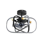 Retro Led Bladeless Ceiling Fans With Remote Ha084443