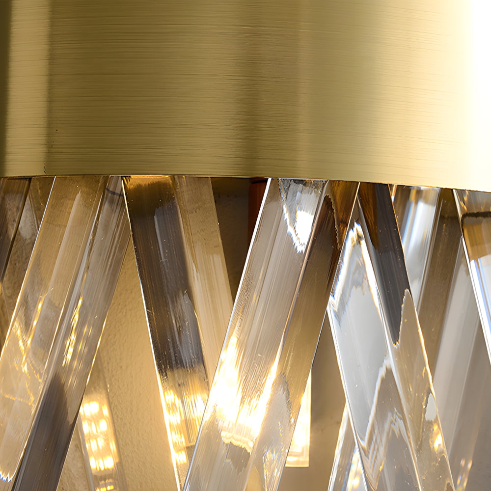 Creative Crystal Strips Luxury Up And Down Lighting Nordic Wall Lamp
