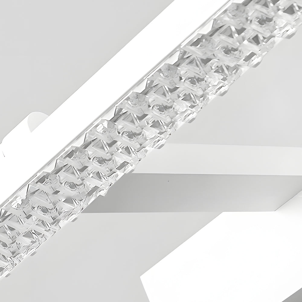 Adjustable Led Bathroom Vanity Light Crystal Acrylic Dimmable