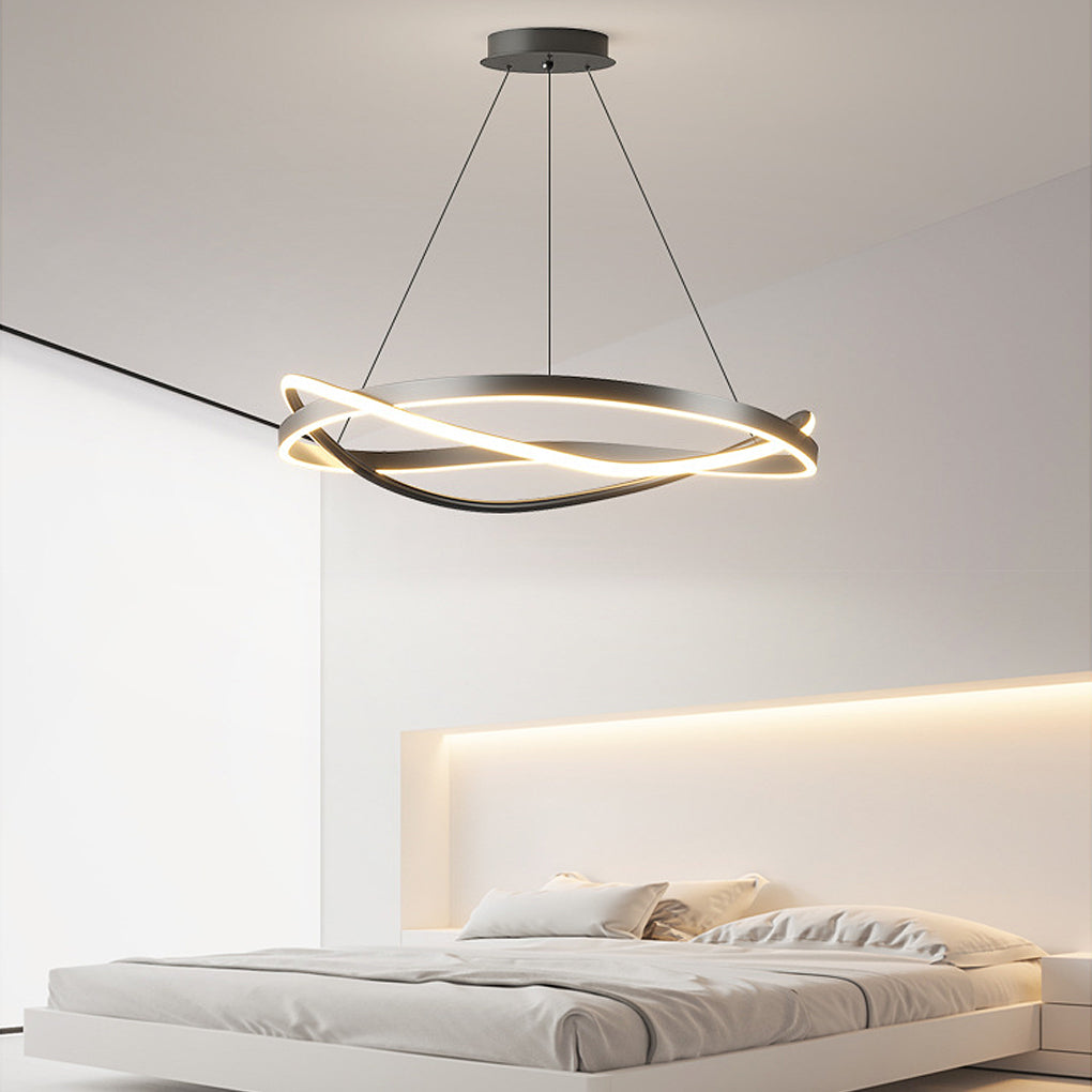 Circular Wave Nordic Chandelier Ha082328