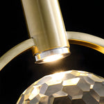 Round Semicircle Crystal Ball Ins Led Creative Modern Hanging Lights Fixture