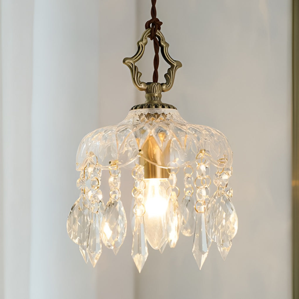 Retro Led Gold Modern Pendant Light