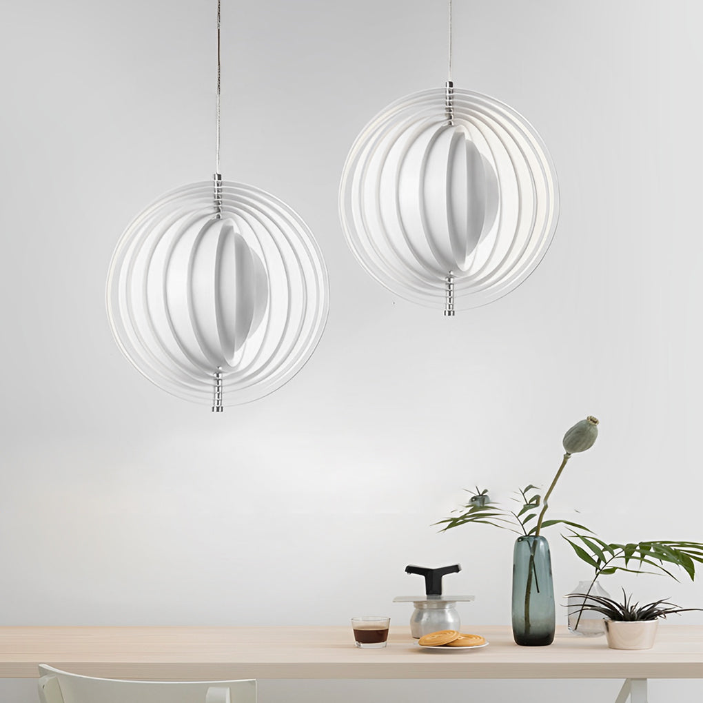 Rotatable White Pendant Lights Ha076521