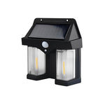 Tungsten Bulb Solar Wall Lanterns Dusk To Dawn Motion Senor Lighting