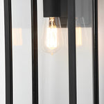 Rectangular Black Outdoor Wall Lamp Li002101