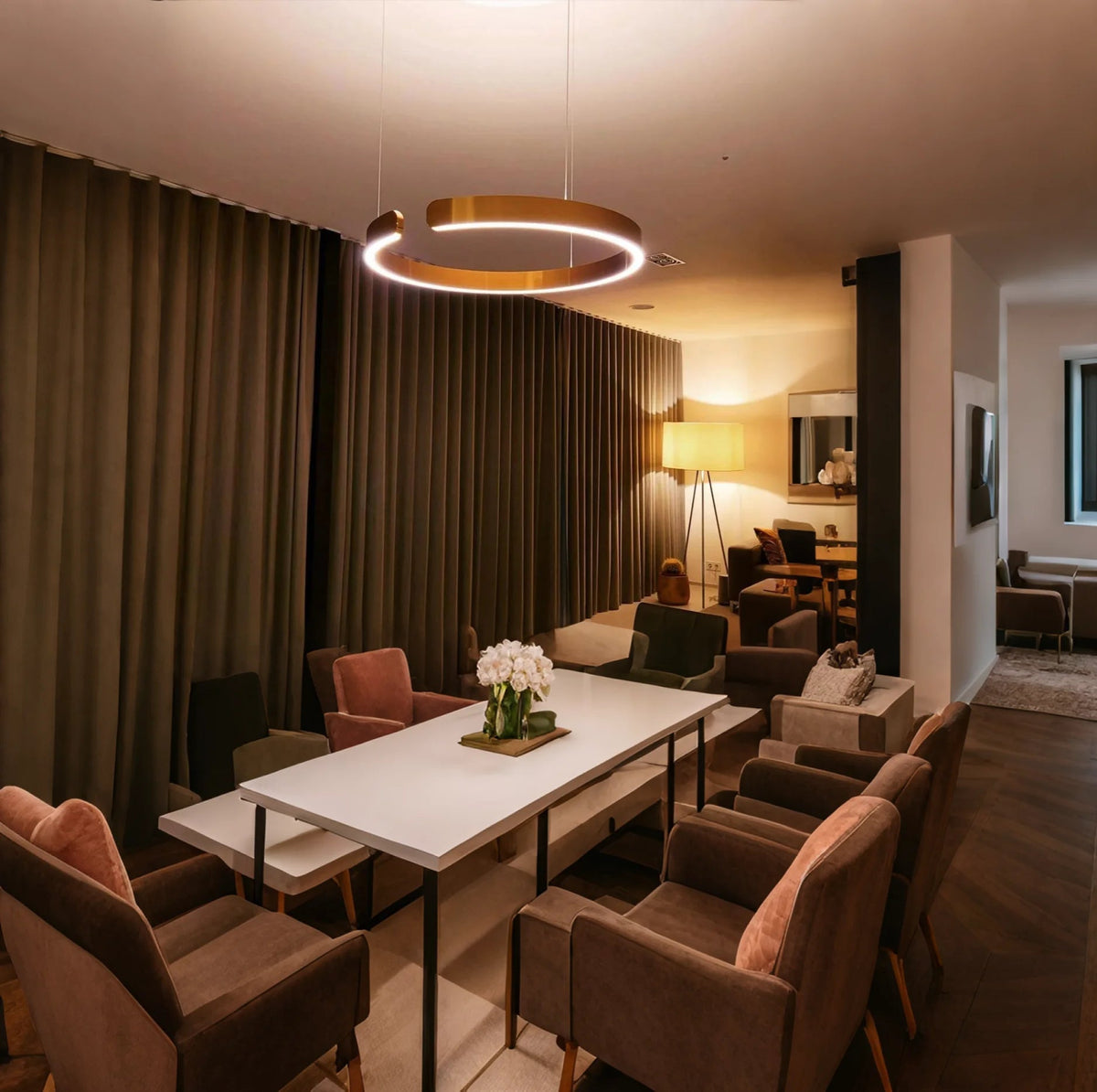 Modern Simple Ring Chandelier