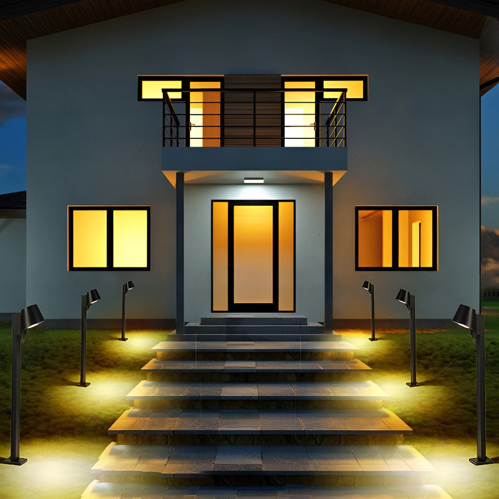 Minimalist Black Modern Outdoor Pathway Light