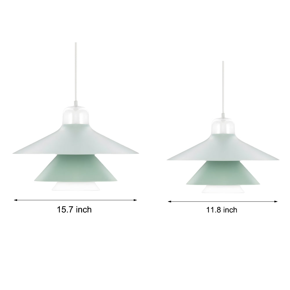 Simple Personality Iron Glass Led Minimalist Nordic Pendant Lights Chandelier