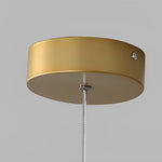Round Rings Led Staircase Chandelier Ha098814