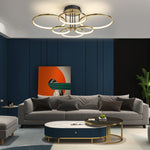 Rings Modern Ceiling Lights With Leather Ha098316