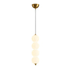 Modern Round String Vertical Balls Pendant Lamp Dimmable Led Chandelier