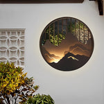 Round Outdoor Wall Sconce Li002418