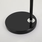 Marble Base And Shaded Adjustable Arc Floor Lamp