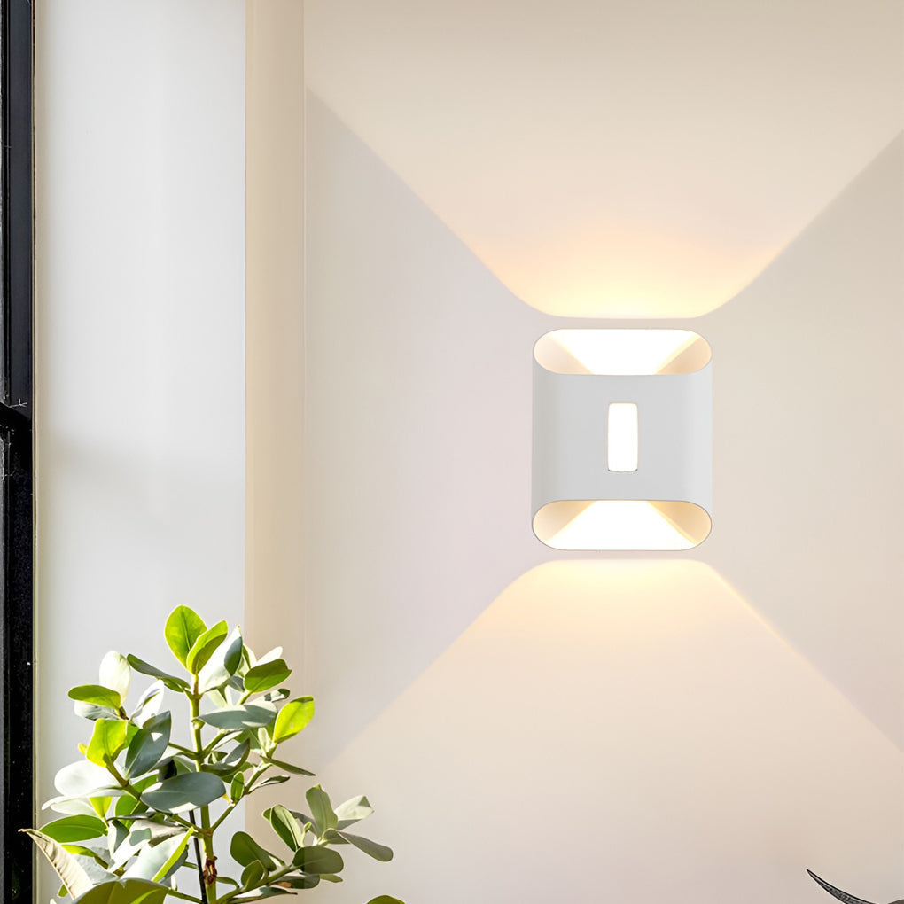 Waterproof Led Up And Down Lights Modern Wall Lamp