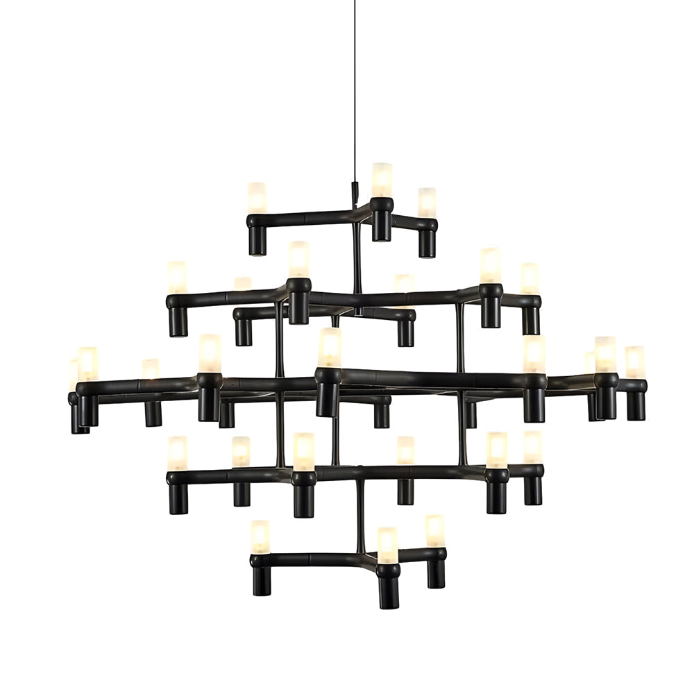 Creative Metal Special Shaped Geometric Led Designer Nordic Chandelier