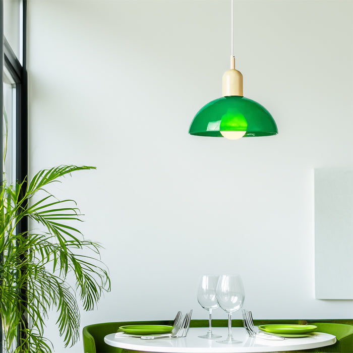 Colorful Bowl Pendant Light