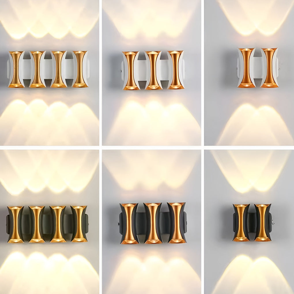 Up And Down Lights Led Modern Outdoor Wall Sconce