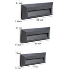 Outdoor Modern Aluminum Downward Led Wall Mounted Step Lights For Concrete