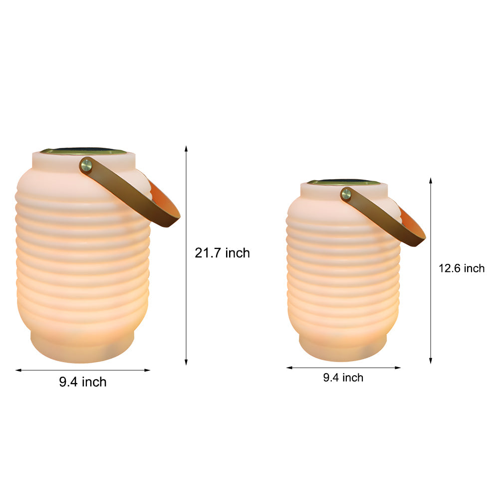 Portable Led Rgb Outdoor Sound Lantern Usb Solar