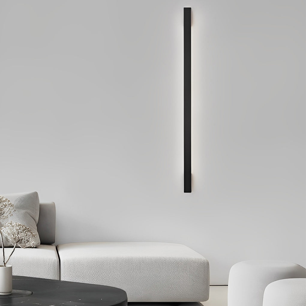 Copper LED Linear Wall Sconce with Three-Step Dimming for Modern Interiors