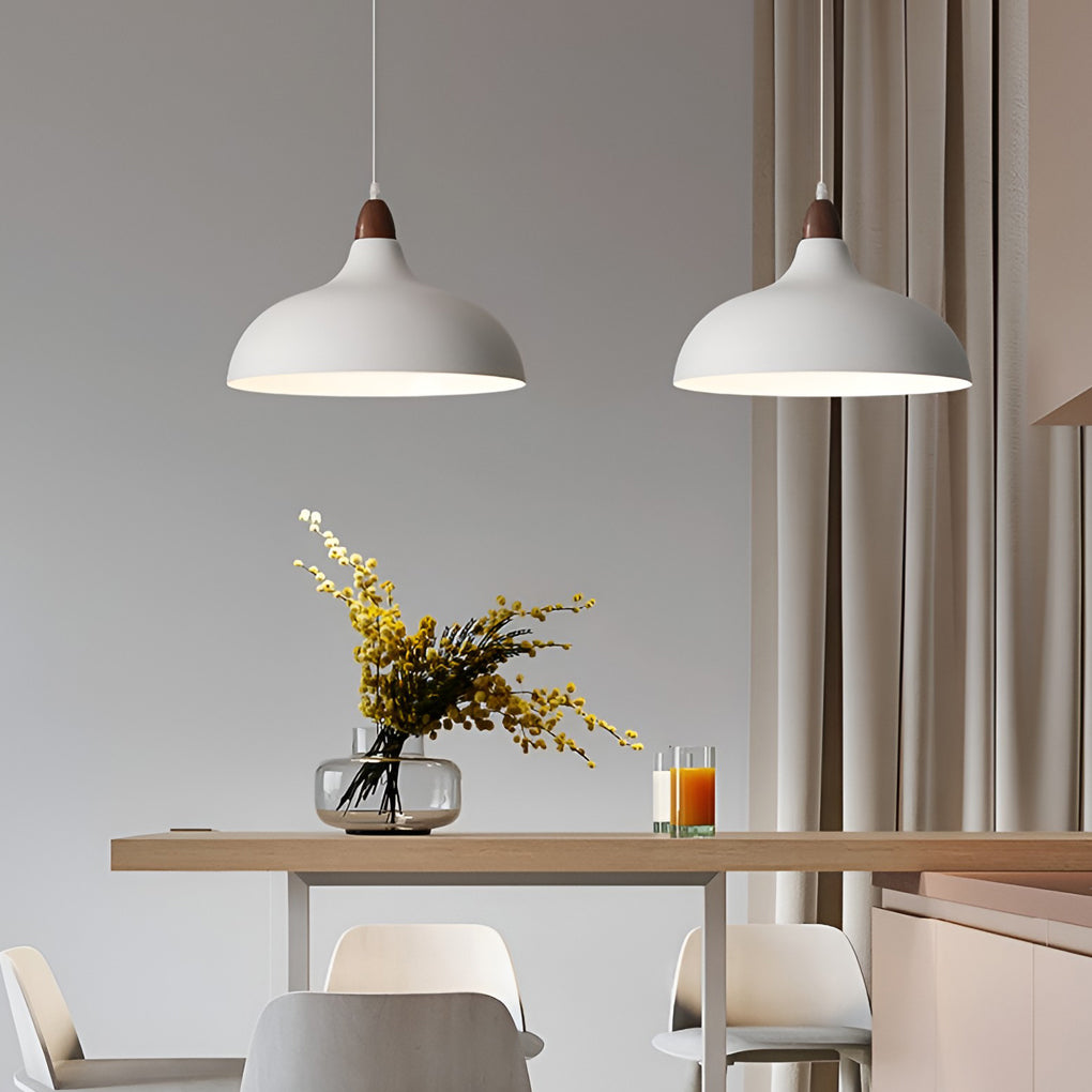 White Nordic Pendant Light