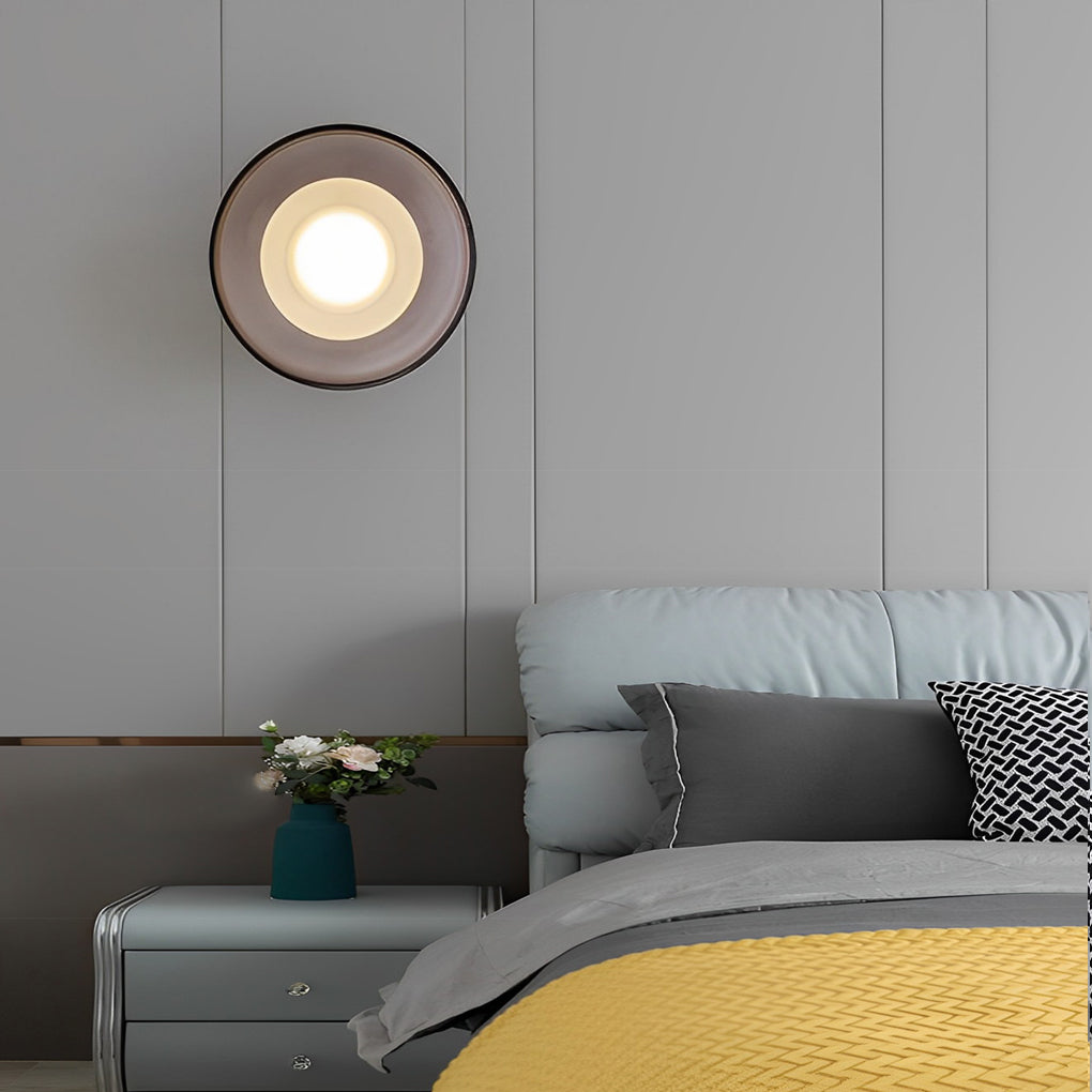 Round Glass Led Wall Lamp Li002209