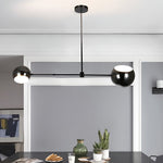 Geometric Linear Electroplating Chandelier Hanging Ceiling Lights