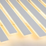 4 6 Lights White Metal Line Dimmable Led Ceiling Light