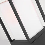 Modern Black Aluminum Bollard Path Light – 31.5" Tall Outdoor Square Lighting