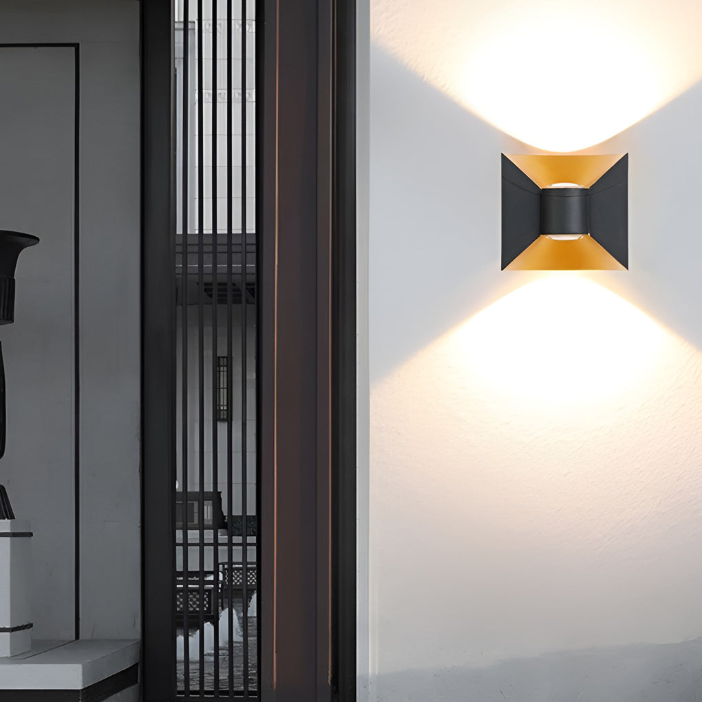 Square Up And Down Lights Led Waterproof Outdoor Sconces