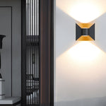 Square Up And Down Lights Led Waterproof Outdoor Sconces