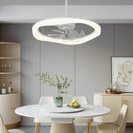 Circular Mute Ceiling Fans With Remote Li002496