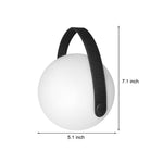 6 Inch Portable Rgb Sphere Table Lamp Colorful Ambient Lights