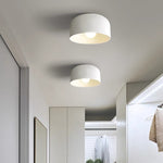 Modern Bowl Metal Flush Ceiling Light