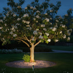 Minimalist IP65 LED Outdoor Spotlight in Sand Gray