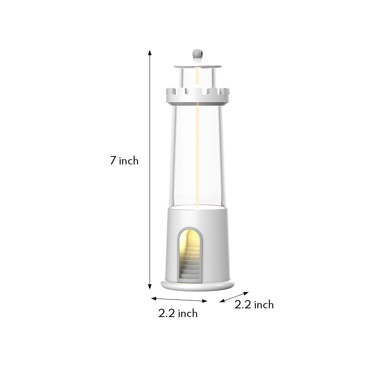 Aurora Portable LED Lantern with Warm Ambient Glow
