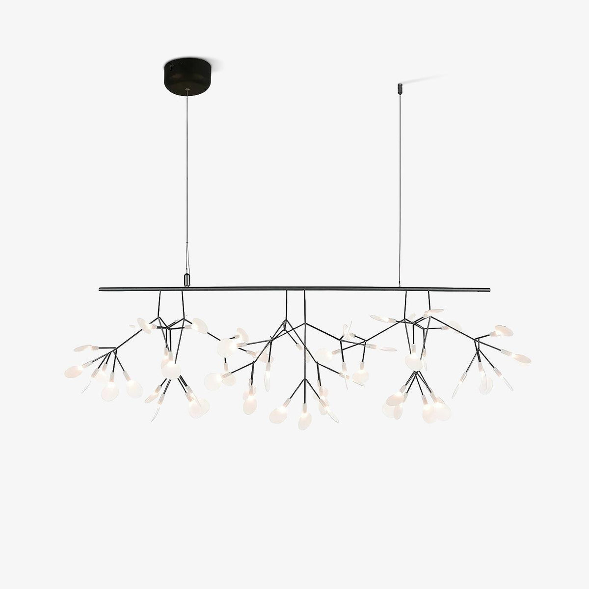 Firefly Linear LED Chandelier – Modern Acrylic Pendant Light for Dining & Living Spaces