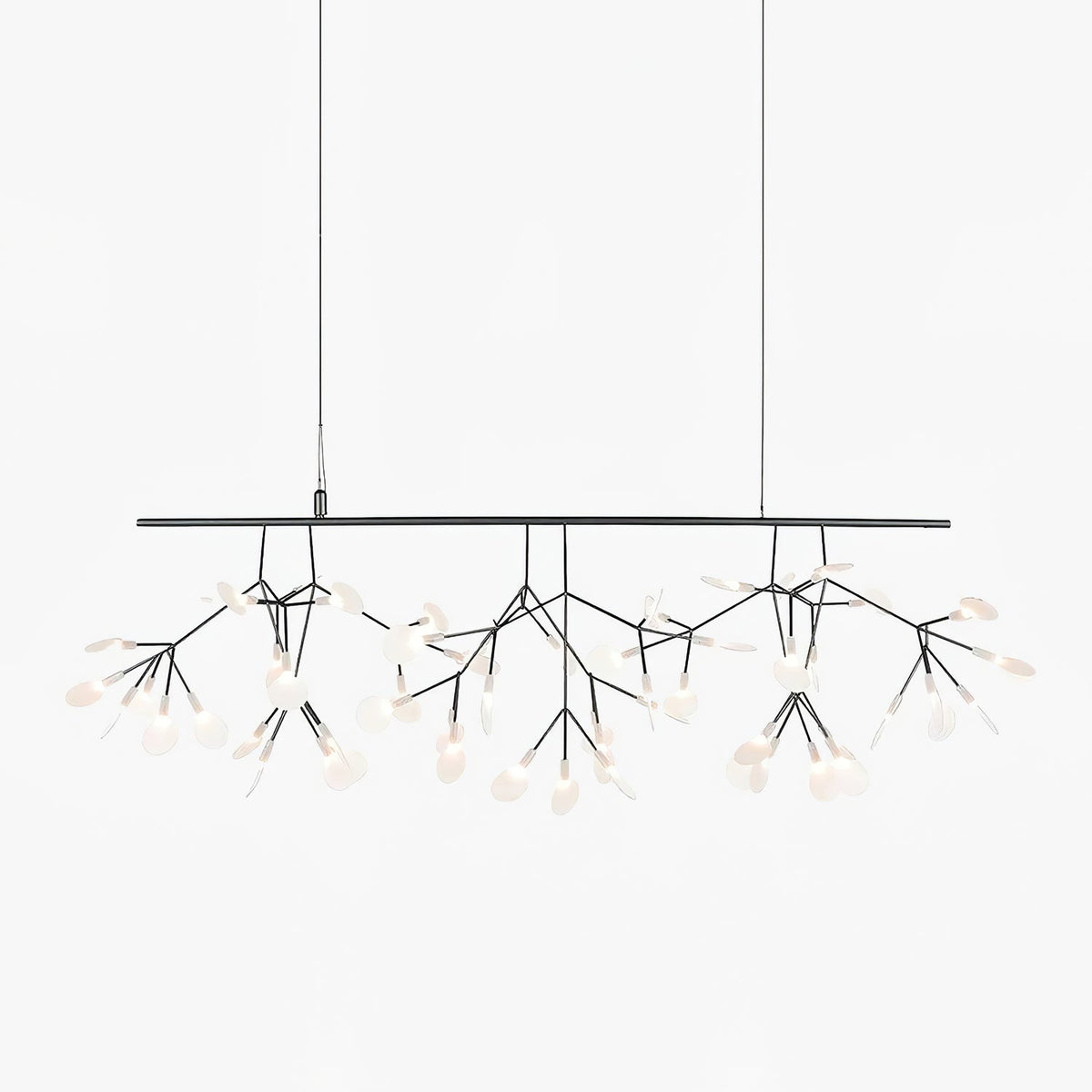 Firefly Linear LED Chandelier – Modern Acrylic Pendant Light for Dining & Living Spaces