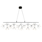 Firefly Linear LED Chandelier – Modern Acrylic Pendant Light for Dining & Living Spaces