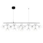 Firefly Linear LED Chandelier – Modern Acrylic Pendant Light for Dining & Living Spaces