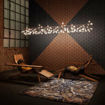 Firefly Linear LED Chandelier – Modern Acrylic Pendant Light for Dining & Living Spaces