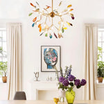 Nordic Minimalist Modern Simple Branch Agate Pendant Lamp