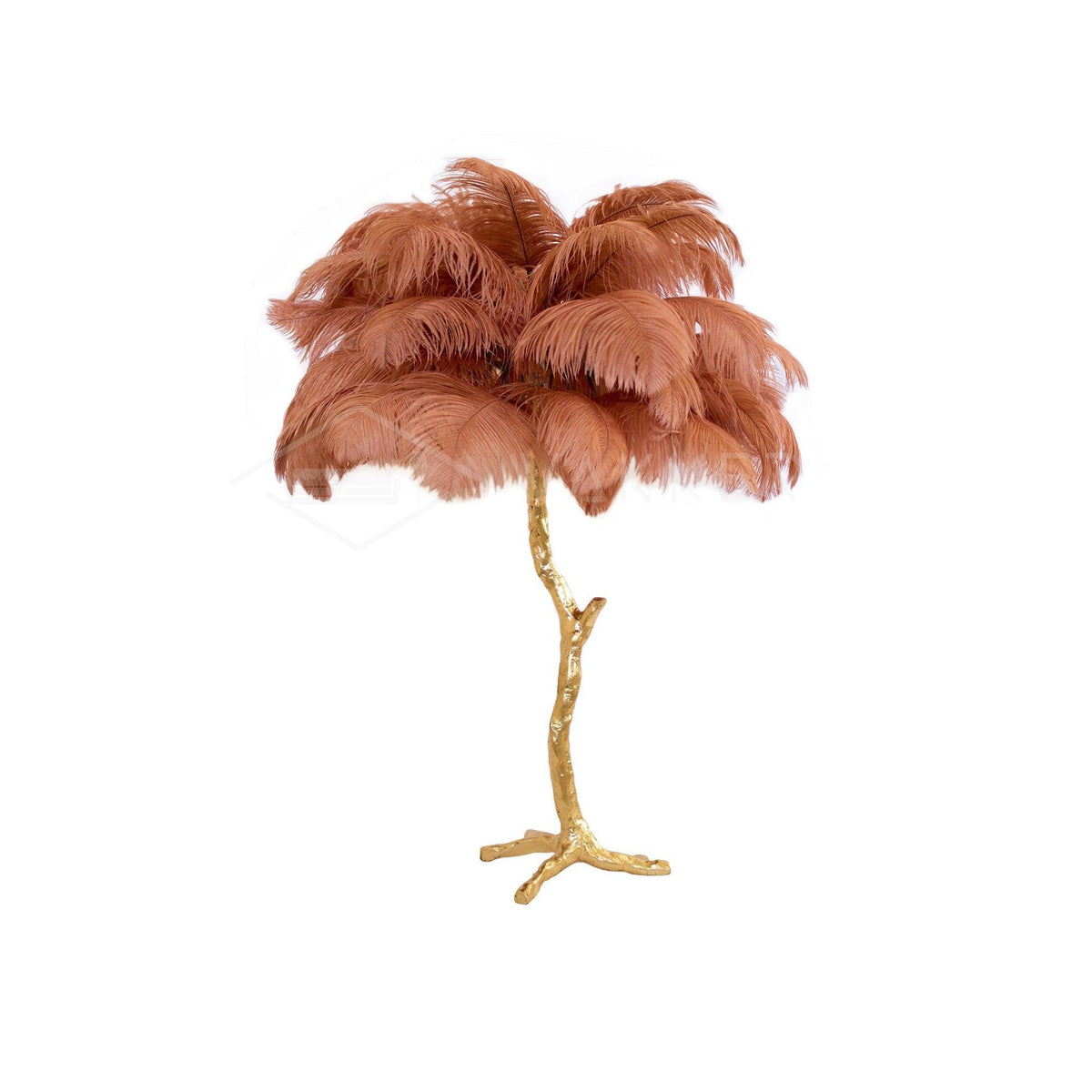 Feathered Elegance Table Lamp