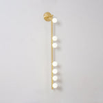 Elegant Brass Glass Wall Light