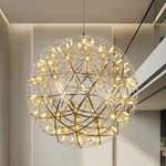 Silver Luster Ball Pendant Light