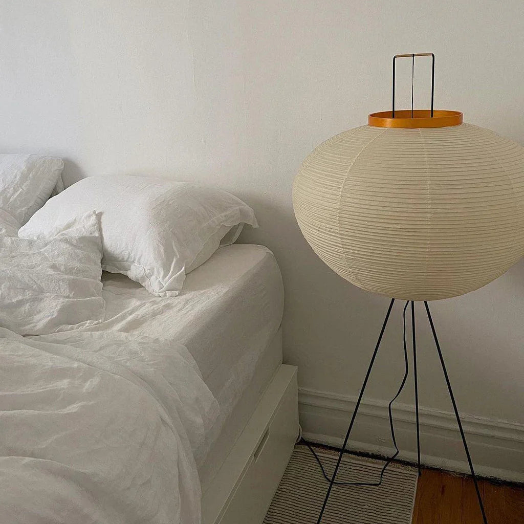 Oriental Paper Shade Lamp