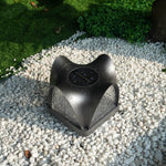 Sculptform Solar Outdoor Post Light – Modern Curved LED Garden Lamp