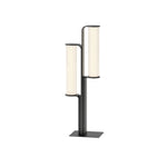 Lumo Arc Duo Outdoor Post Lamp – Modern LED Garden Lighting