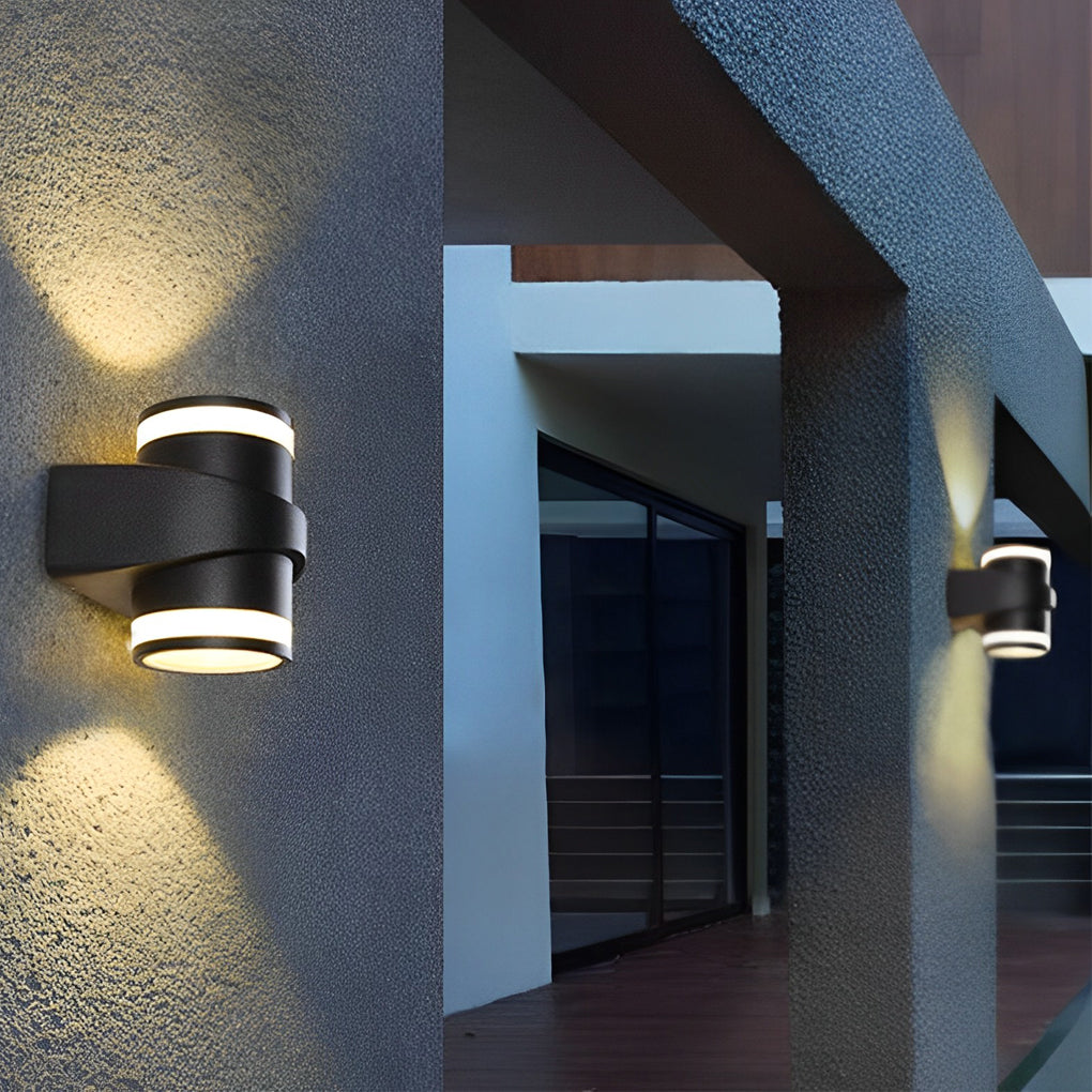Round Up And Dawn Light Outdoor Wall Lights Li002185