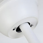 Modern 41 Retractable Ceiling Fan With Led Lights And Remote Control